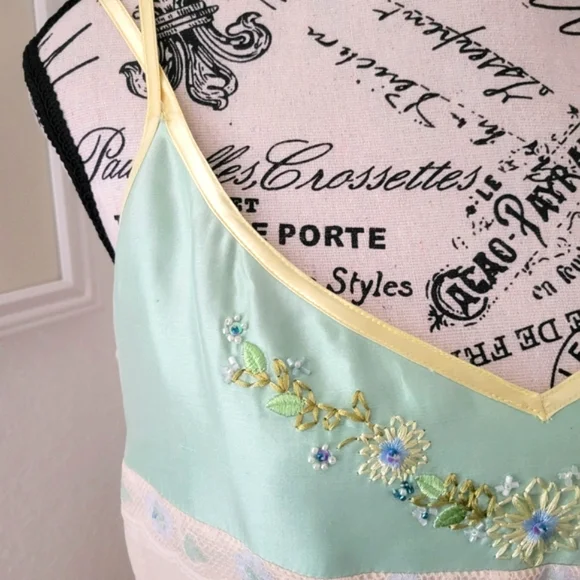 90s Vintage Spenser Jeremy Silk Party Dress NWT Deadstock - Picture 4 of 14